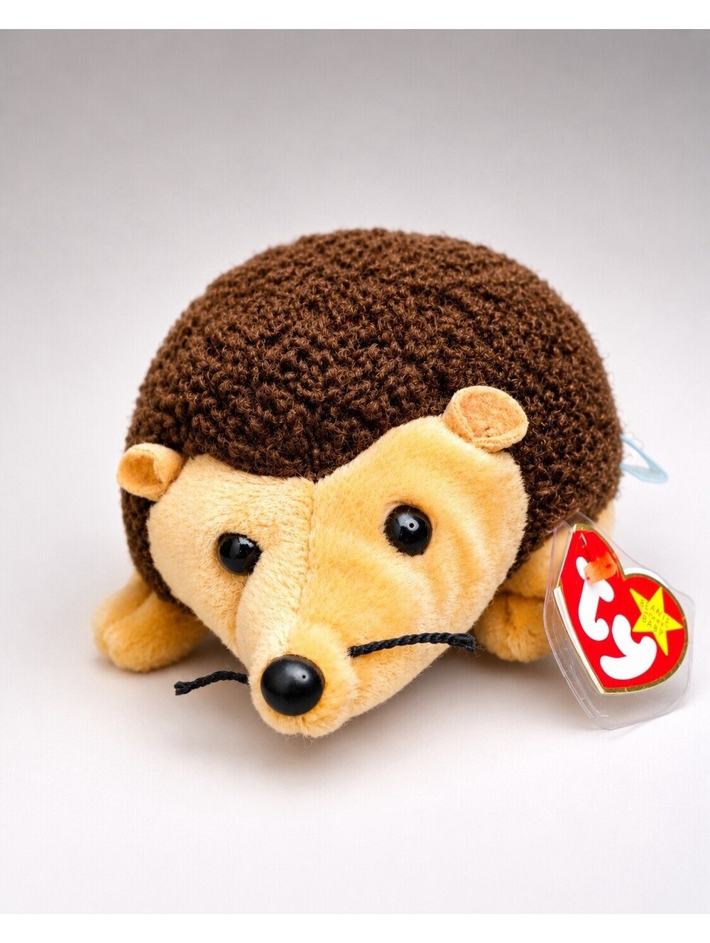 NWT Ty 1999 Prickles Hedgehog Beanie Baby 4220, 5.5x4” FREE SHIPPING
